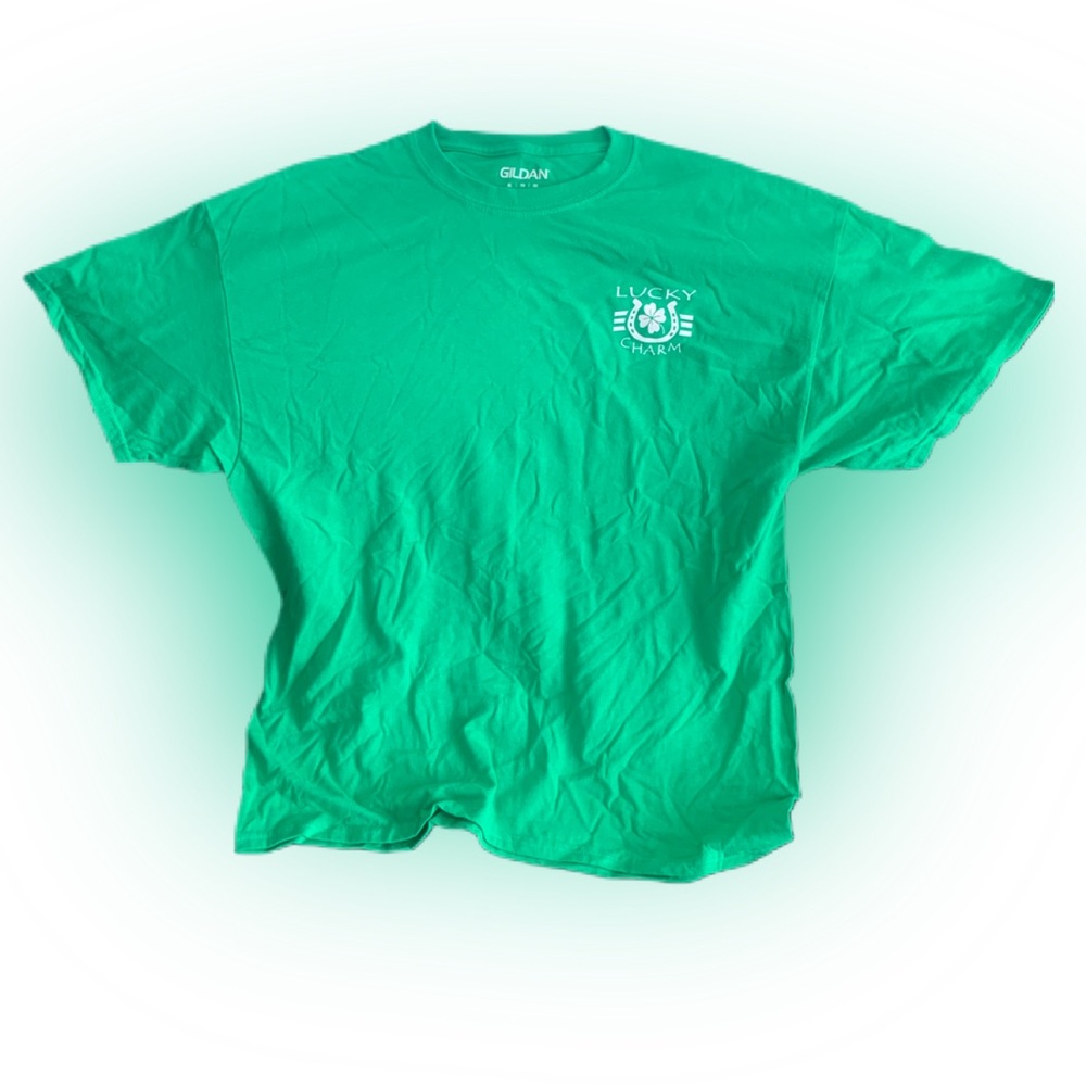Pre Owned Men’s Gildan Lucky Charm Shirt Tee Sz XL Basic Casual Tee